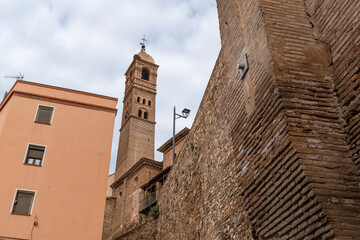 Mudejar tower of Santa Maria Magadalena de Tarazona