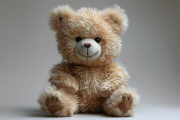 Fototapeta premium Photo-Realistic Teddy Bear in Realistic Style