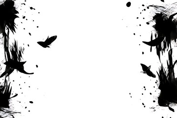 ink splat background Generatve Ai