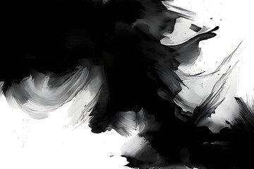 black and white smoke Generatve Ai