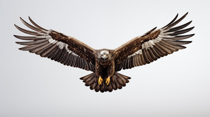 Obraz premium Realistic Stock image of eagle on a white background