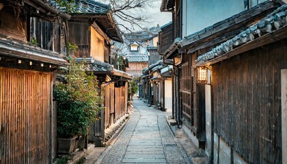 江戸時代の雰囲気を残した日本の裏路地