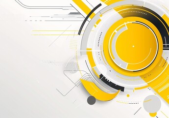 Obraz premium abstract colorful futuristic background. circles