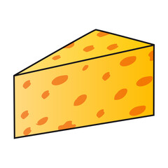 cheese vector illustration