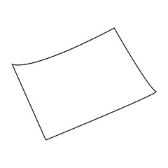 paper line vector illustration