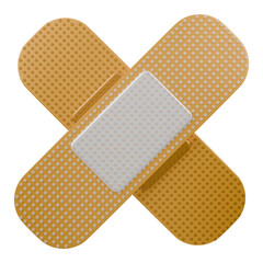 bandage isolated on white