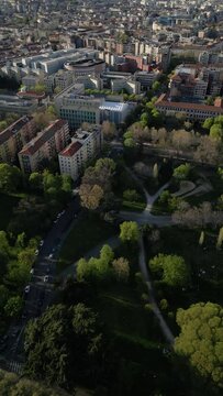 The new campus of the SDA Bocconi School of Management is a modern building with classrooms. 