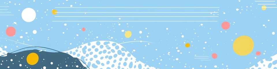 abstract blue background with lines and jagged shapes.