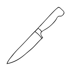 knife outline illustration