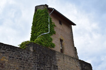 City walls tower in Echternach, Luxembourg