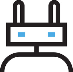 Obraz premium Robot Profile Avatar