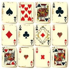 playing cards and chips Generative AI