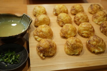 Japanese food, Akashiyaki, Famous in Hyogo, Japan - 日本 兵庫 明石焼き