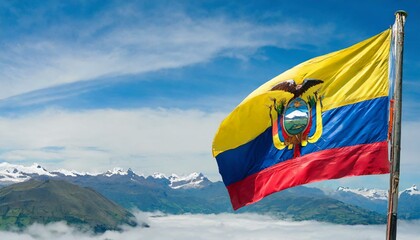 The Flag of Ecuador