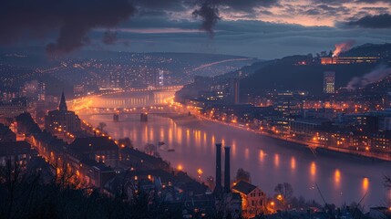 Charleroi Industrial Heritage Skyline