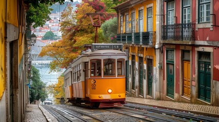Lisbon Historic Trams Skyline