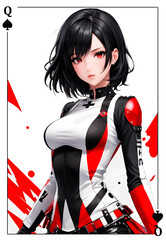 queen of spades card