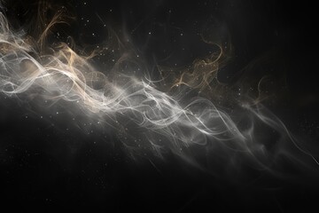 Free photo abstract background with colorful puffs of smoke and golden particle