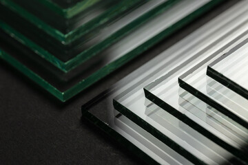 Glass factories produce glass used in buildings and homes. There are many different thicknesses and sizes