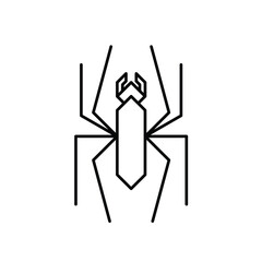 Spider logo. Icon design. Template elements	