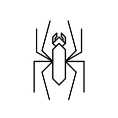 Spider logo. Icon design. Template elements	
