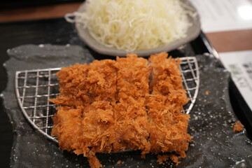 Japanese Food, Tonkatsu, Pork Cutlet - 日本料理 豚カツ
