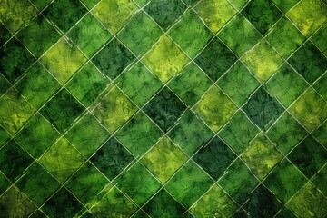Green Argyle Textured Background for Living Spaces and Springtime Design. Perfect for April and May