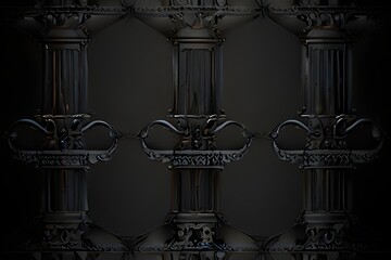 Free black wallpaper Generative AI 
