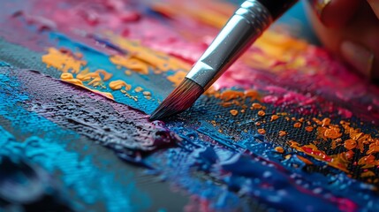 Fototapeta premium Digital transformation in art, close-up on a digital pen and tablet, creativity meets technology