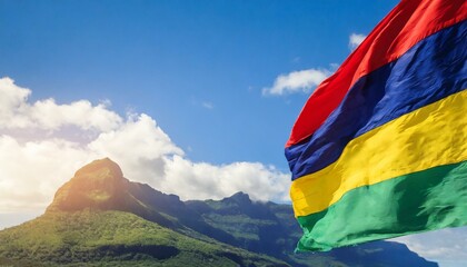 The Flag of Mauritius