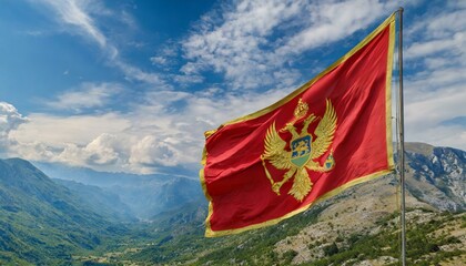 The Flag of Montenegro