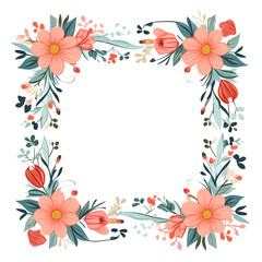 flowers frame background