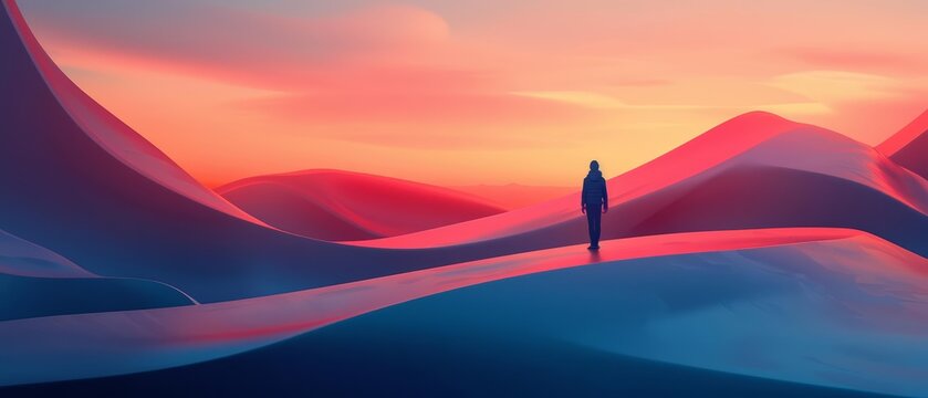 Embrace the unpredictability of your travels, guided by the design for the banner, Sharpen banner background concept 3D with copy space