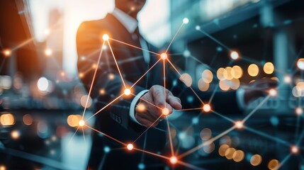 His network included influential figures across industries