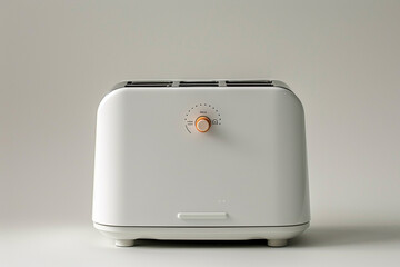 A white toaster with a cancel button, allowing customization of toasting time.