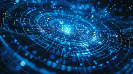 Obraz premium Abstract Network Grid Illustrating the Complex Structure of Decentralized Autonomous Organizations for Blockchain Enthusiasts