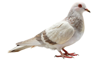 A brown Pigeon isolated on Transparent background.
