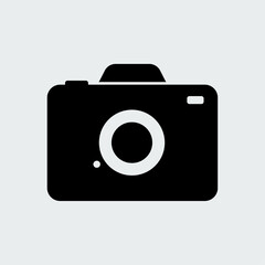 Camera photo album icon, Photography day, photography camera black symbol, photo image book, take a pic button, easy editable for design.