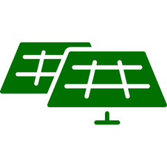 Solar Panel Power Icon
