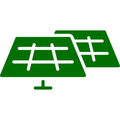 Solar Panel Power Icon