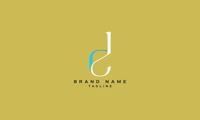 DE, ED, Abstract initial monogram letter alphabet logo design