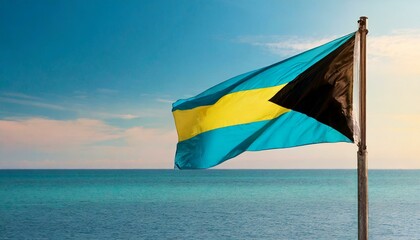 The Flag of The Bahamas