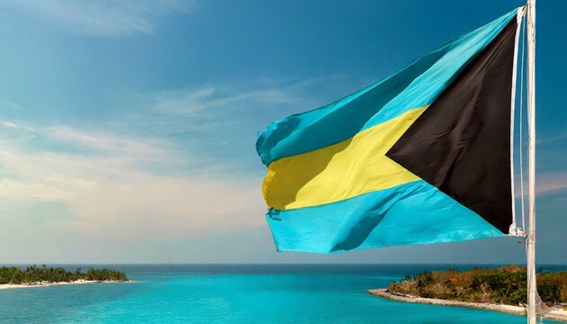 The Flag of The Bahamas