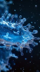 cell in liquid environment.