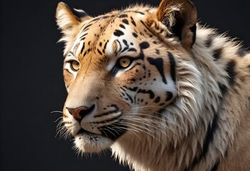 3D Model A Detailed Portrait Of A Wild Animal In I (2) 1