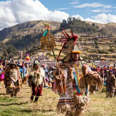 procession with paraphernalia Tibetan Buddhist monastery