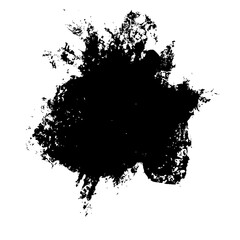 Fototapeta premium Dry paint stains brush stroke 