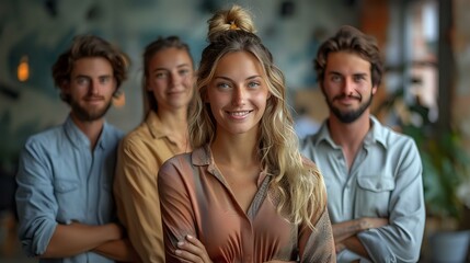 Fototapeta premium Confident and Approachable Work Team