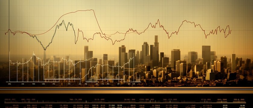 Vintage style stock chart with sepia tones and oldfashioned fonts, evoking a historical investment timeline, appealing to classic and retro themes ,ultra HD,digital photography