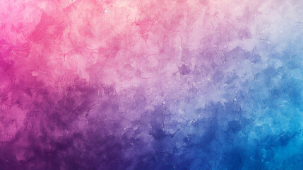 Abstract poster backdrop design with a pink, purple, blue, and grainy gradient background noise texture effect.